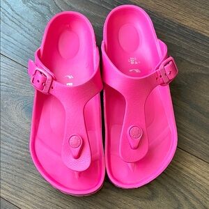Birkenstock hot pink Slide Sandals